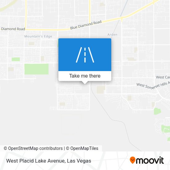 West Placid Lake Avenue map