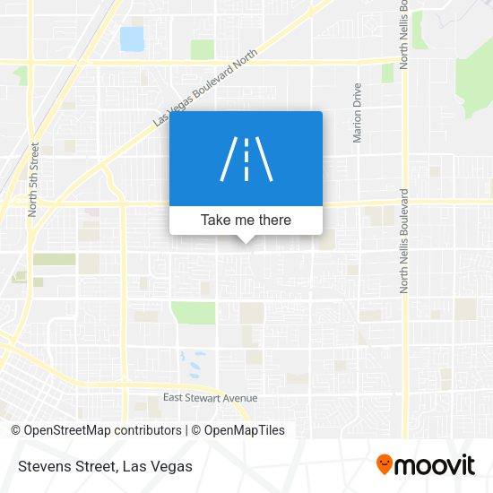 Mapa de Stevens Street