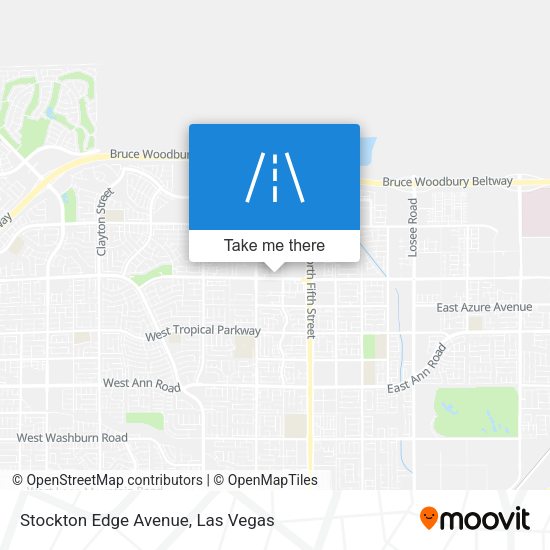 Mapa de Stockton Edge Avenue