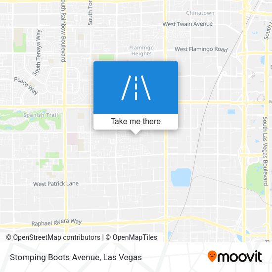 Stomping Boots Avenue map