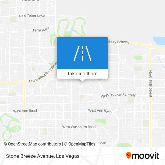 Mapa de Stone Breeze Avenue