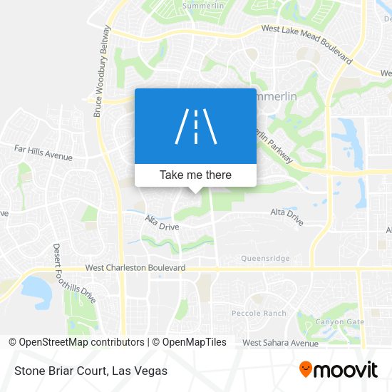 Mapa de Stone Briar Court