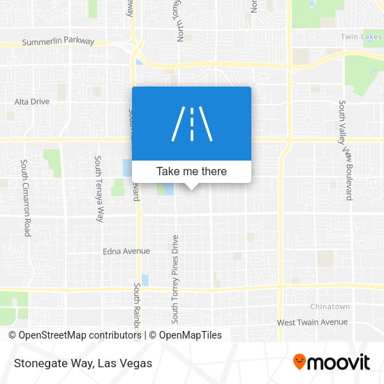 Mapa de Stonegate Way