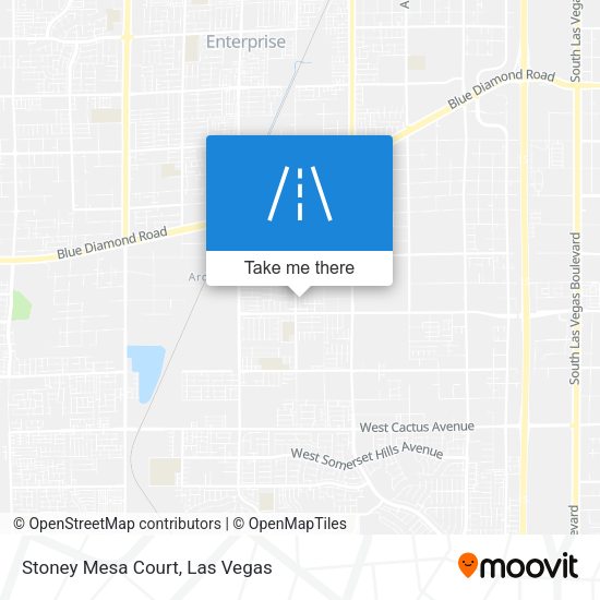 Mapa de Stoney Mesa Court
