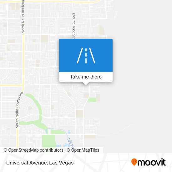 Universal Avenue map