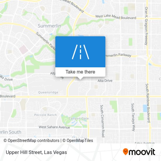 Mapa de Upper Hill Street