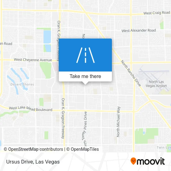 Ursus Drive map