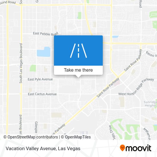 Mapa de Vacation Valley Avenue
