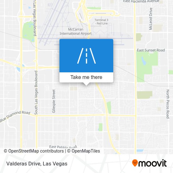 Mapa de Valderas Drive