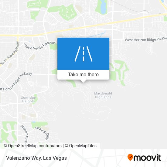 Mapa de Valenzano Way
