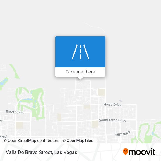 Valla De Bravo Street map
