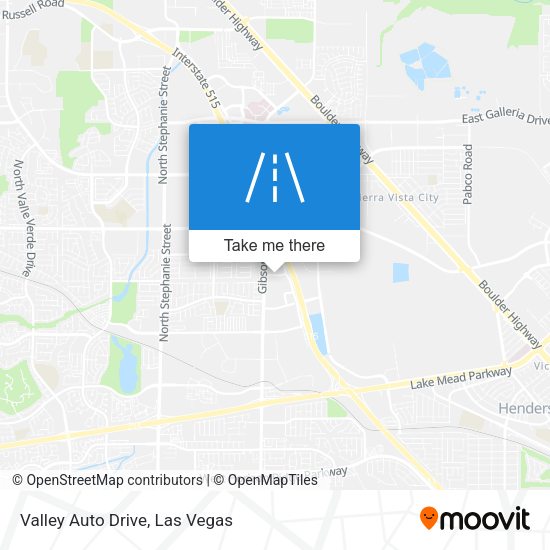 Valley Auto Drive map