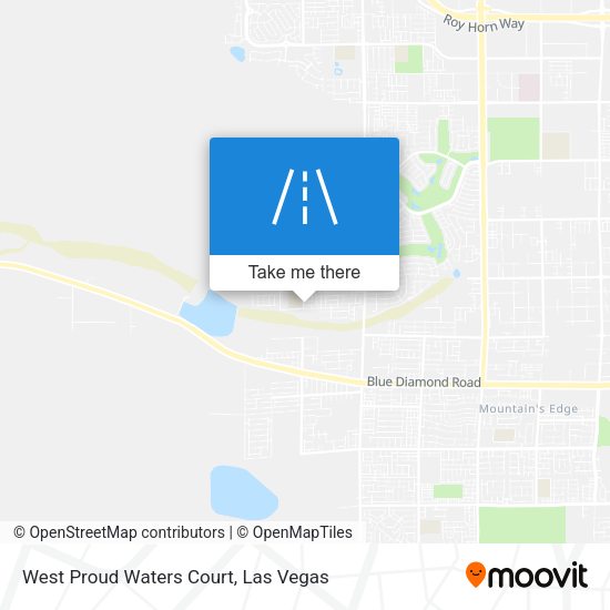 Mapa de West Proud Waters Court