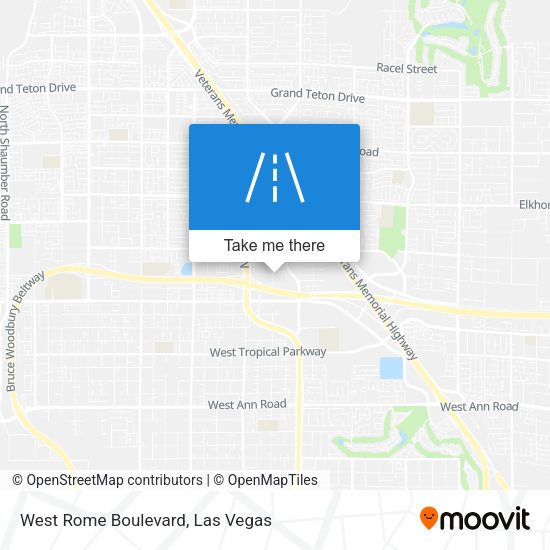 West Rome Boulevard map