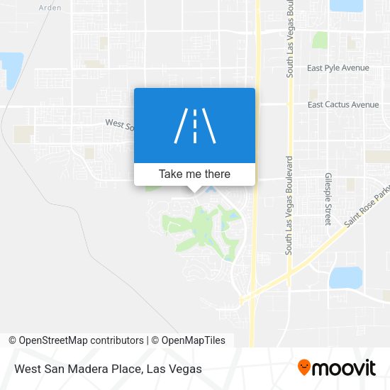 Mapa de West San Madera Place