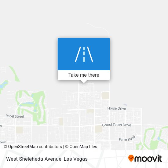 West Sheleheda Avenue map