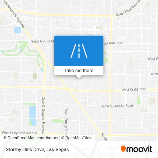 Stormy Hills Drive map