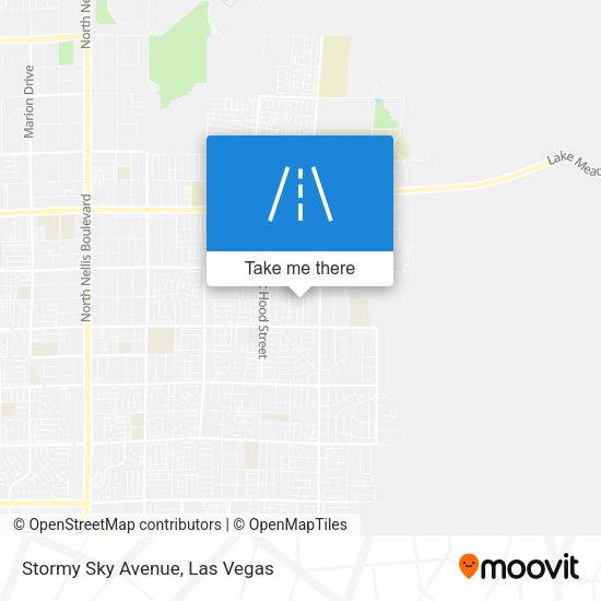 Stormy Sky Avenue map
