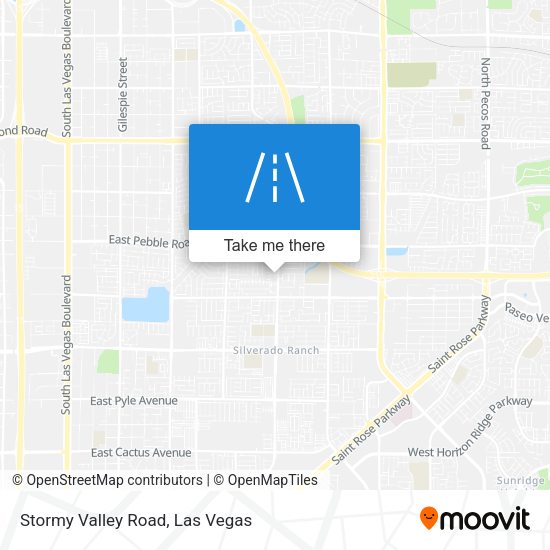 Stormy Valley Road map