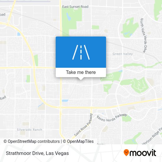Strathmoor Drive map