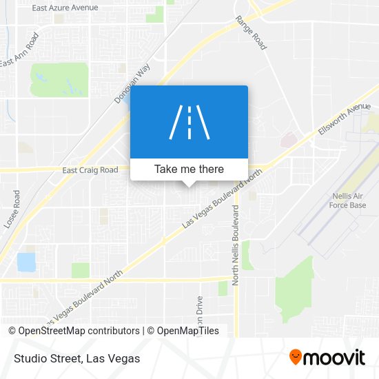 Mapa de Studio Street