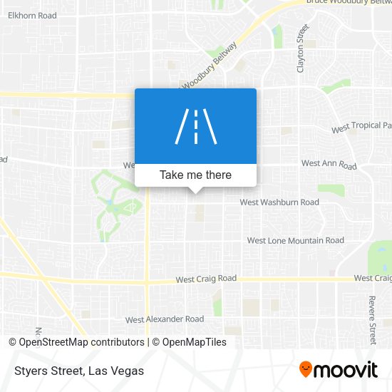 Mapa de Styers Street