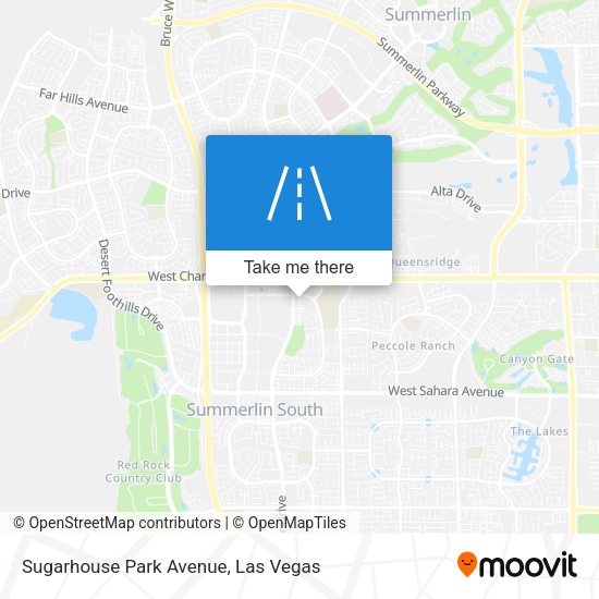Sugarhouse Park Avenue map