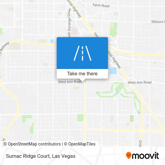 Mapa de Sumac  Ridge Court