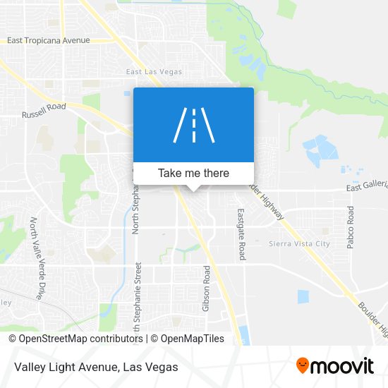 Mapa de Valley Light Avenue