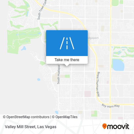 Valley Mill Street map