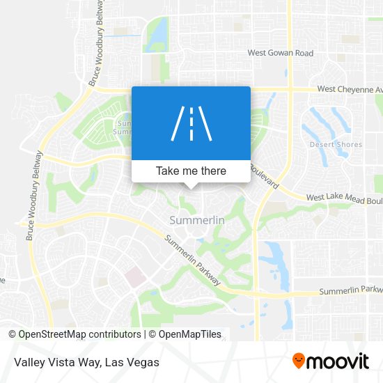 Mapa de Valley Vista Way