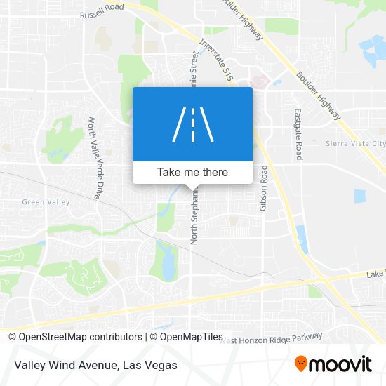 Mapa de Valley Wind Avenue