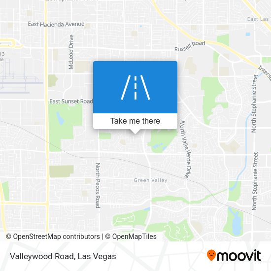 Valleywood Road map