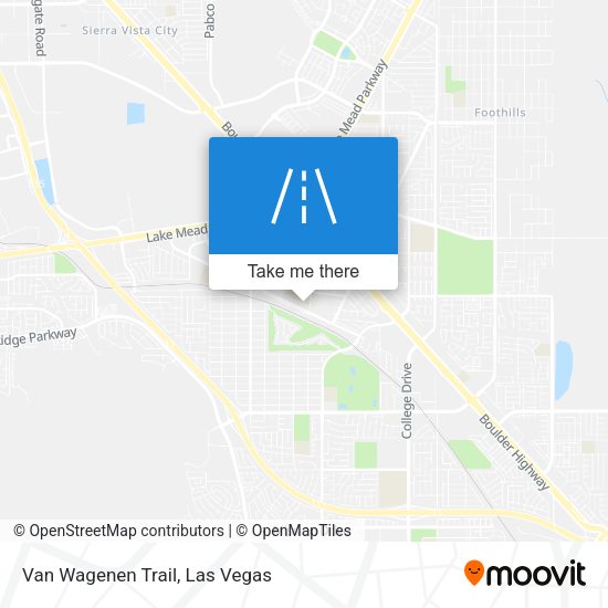 Mapa de Van Wagenen Trail