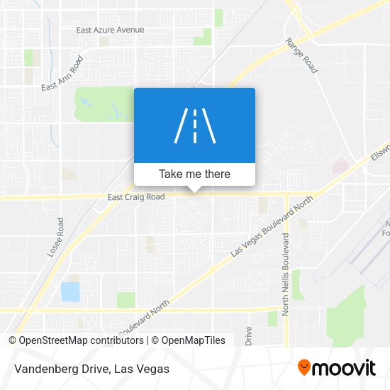 Vandenberg Drive map