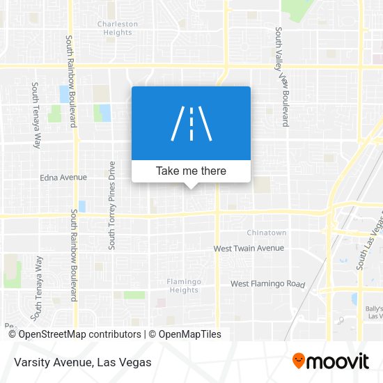 Mapa de Varsity Avenue