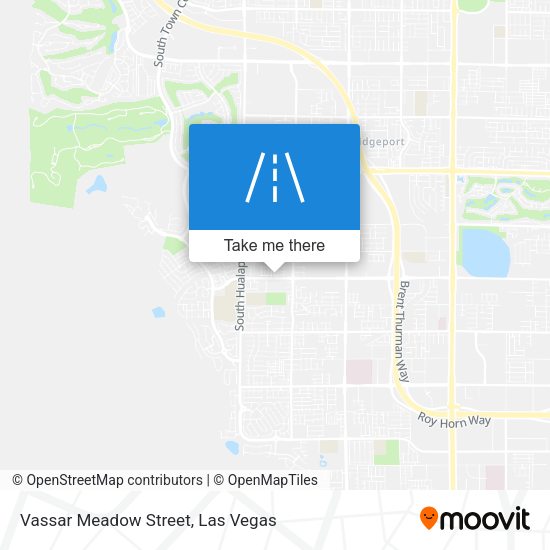 Vassar Meadow Street map