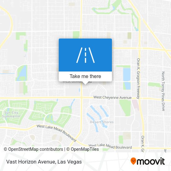 Mapa de Vast Horizon Avenue