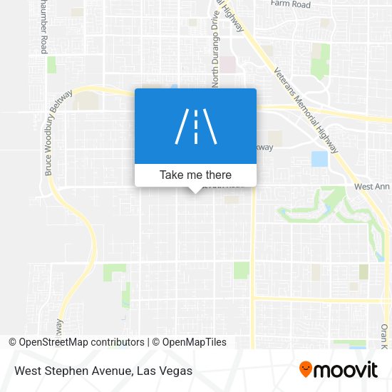 West Stephen Avenue map
