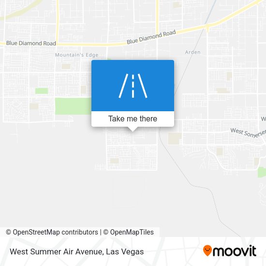West Summer Air Avenue map