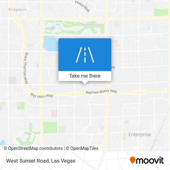 Mapa de West Sunset Road