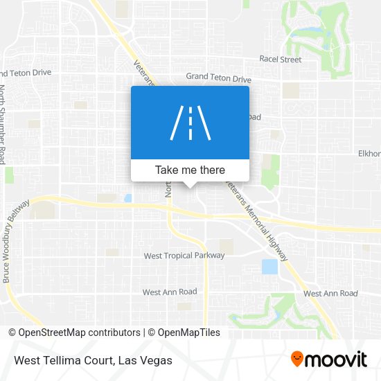 West Tellima Court map
