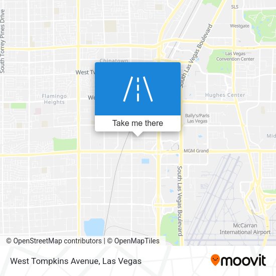 Mapa de West Tompkins Avenue