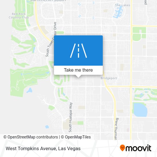 Mapa de West Tompkins Avenue