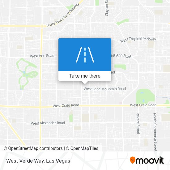 Mapa de West Verde Way