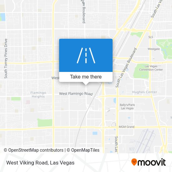 West Viking Road map