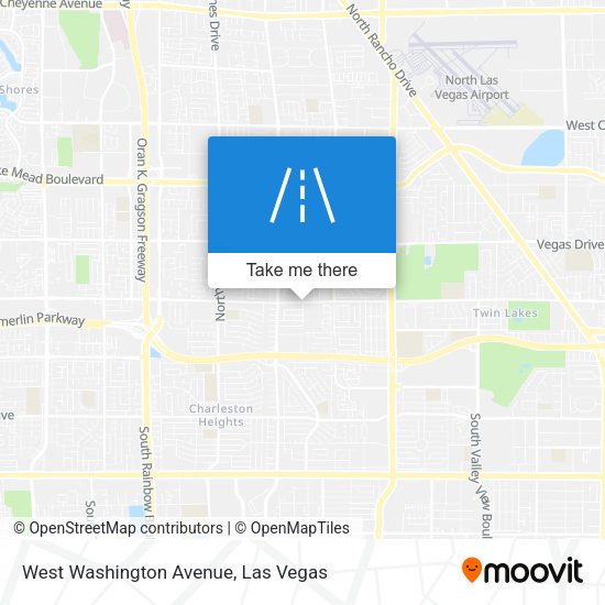 West Washington Avenue map
