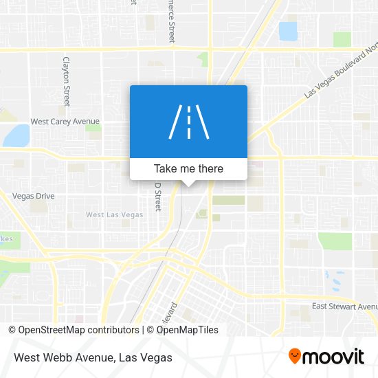 Mapa de West Webb Avenue