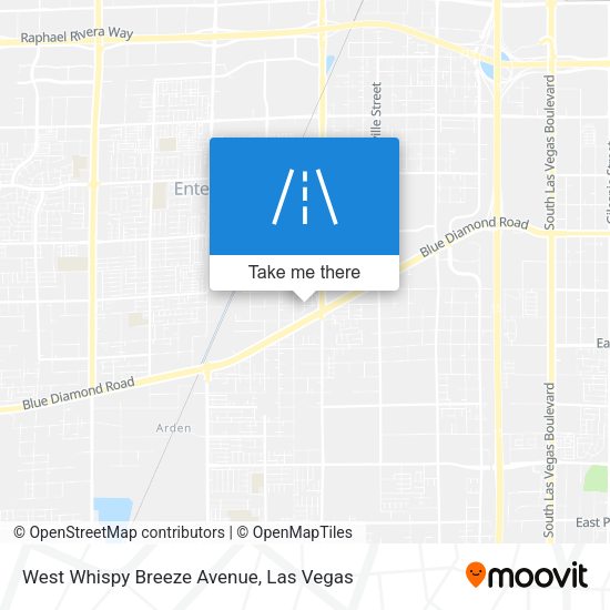 Mapa de West Whispy Breeze Avenue