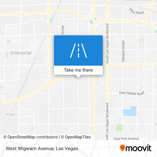 Mapa de West Wigwam Avenue